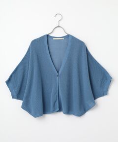 LOGEMENT DE CLAIRE / ロジュモンドクレール カーディガン・ボレロ | 【メッシュ地柄コットンドルマンカーディガン】