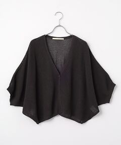 LOGEMENT DE CLAIRE / ロジュモンドクレール カーディガン・ボレロ | 【メッシュ地柄コットンドルマンカーディガン】