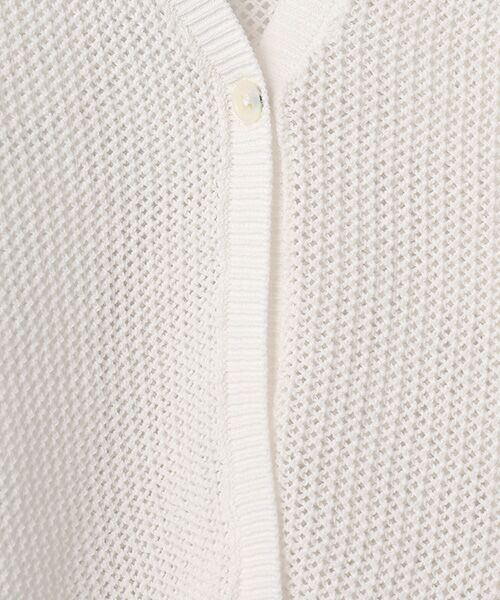 LOGEMENT DE CLAIRE / ロジュモンドクレール カーディガン・ボレロ | 【メッシュ地柄コットンドルマンカーディガン】 | 詳細1