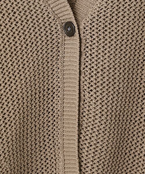 LOGEMENT DE CLAIRE / ロジュモンドクレール カーディガン・ボレロ | 【メッシュ地柄コットンドルマンカーディガン】 | 詳細5