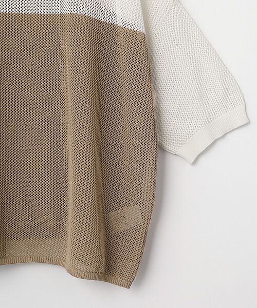 LOGEMENT DE CLAIRE / ロジュモンドクレール ニット・セーター | 【バイカラーワイドシルエットニットプルオーバー】 | 詳細3