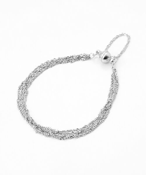 LOGEMENT DE CLAIRE / ロジュモンドクレール ブレスレット・バングル | 【カットチェーンマグネットブレスレット】（シルバー）