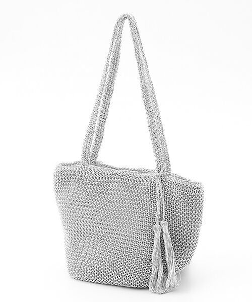 LOGEMENT DE CLAIRE / ロジュモンドクレール ショルダーバッグ | 【メタリックショルダーバッグ】（シルバー）