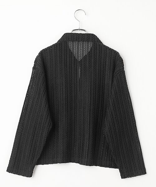 LOGEMENT DE CLAIRE / ロジュモンドクレール シャツ・ブラウス | 【ラッセルレース襟付きカットソーカーディガン】 | 詳細2