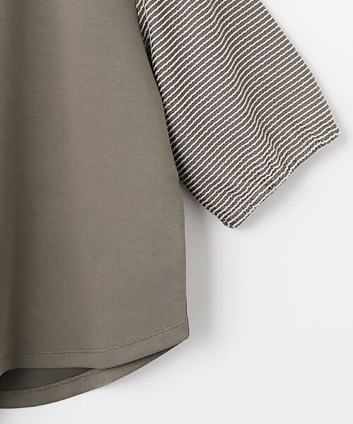 LOGEMENT DE CLAIRE / ロジュモンドクレール カットソー | 【異素材バルーンスリーブカットプルオーバー】 | 詳細4