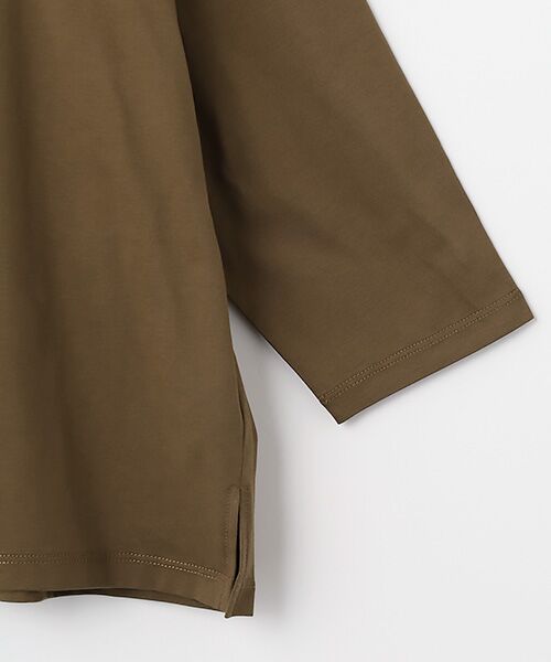 LOGEMENT DE CLAIRE / ロジュモンドクレール カットソー | 【コットン天竺BONJOURロゴプリントTシャツ】 | 詳細5