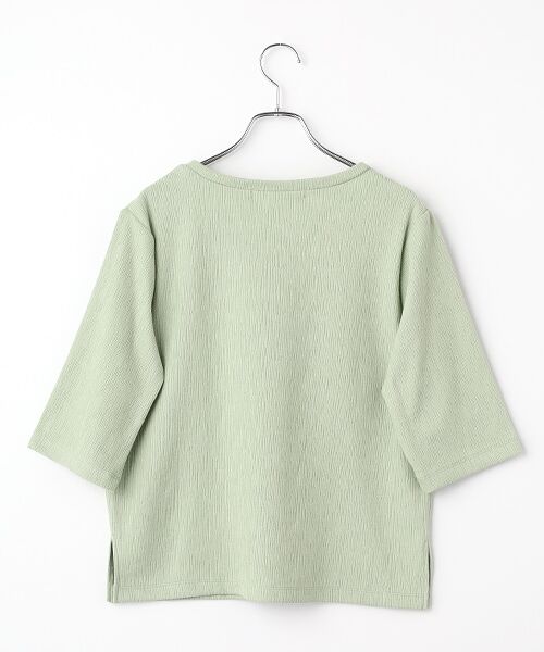 LOGEMENT DE CLAIRE / ロジュモンドクレール カットソー | 【ジャガードリブシンプルセットインプルオーバー】 | 詳細2