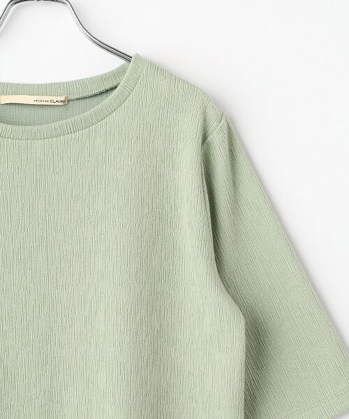 LOGEMENT DE CLAIRE / ロジュモンドクレール カットソー | 【ジャガードリブシンプルセットインプルオーバー】 | 詳細3