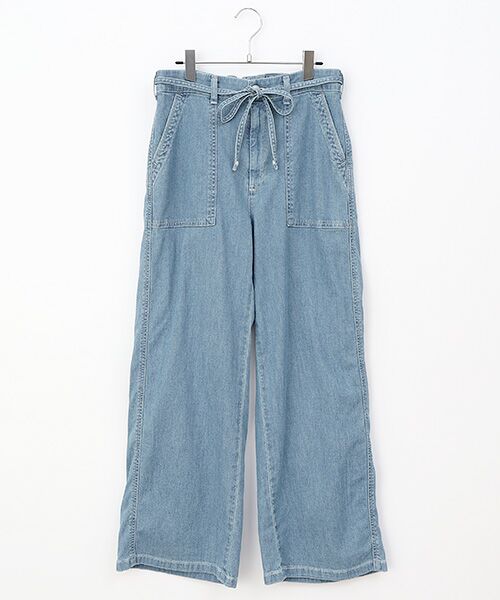 LOGEMENT DE CLAIRE / ロジュモンドクレール デニムパンツ | 《別注》【something/サムシング】（ライトブルー）