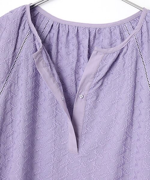 LOGEMENT DE CLAIRE / ロジュモンドクレール シャツ・ブラウス | 刺しゅうラグランブラウス | 詳細5