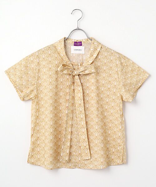 LOGEMENT DE CLAIRE / ロジュモンドクレール シャツ・ブラウス | 【LOURMARIN】ボウタイブラウス（ベージュ）