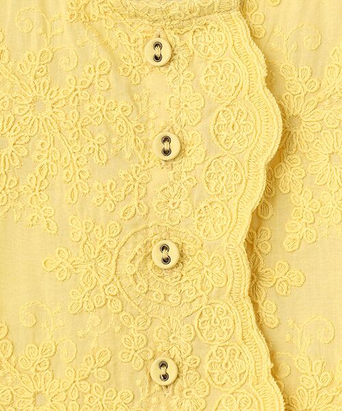 LOGEMENT DE CLAIRE / ロジュモンドクレール シャツ・ブラウス | 【LOURMARIN】バンドカラーレースシャツ | 詳細5