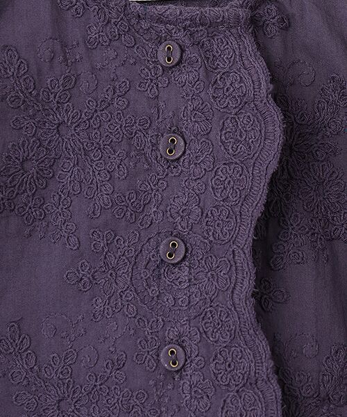 LOGEMENT DE CLAIRE / ロジュモンドクレール シャツ・ブラウス | 【LOURMARIN】バンドカラーレースシャツ | 詳細6