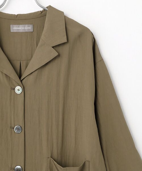 LOGEMENT DE CLAIRE / ロジュモンドクレール その他アウター | オープンカラージャケット | 詳細3