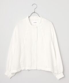 LOGEMENT DE CLAIRE / ロジュモンドクレール ブルゾン | 【LOURMARIN】レーヨン麻ギャザーブルゾン