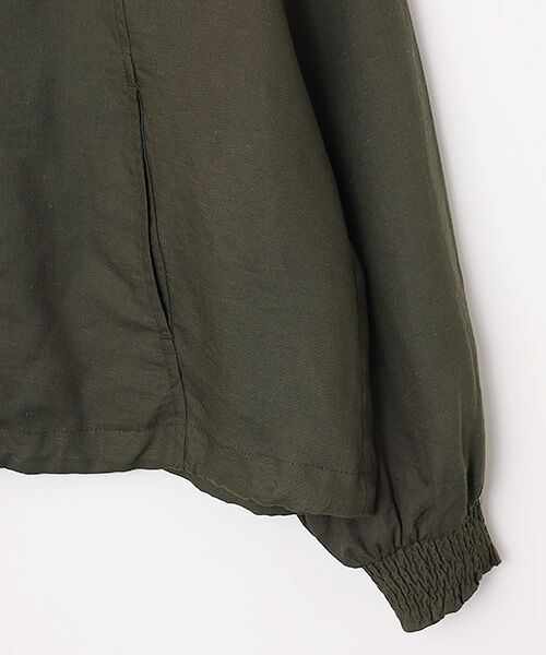 LOGEMENT DE CLAIRE / ロジュモンドクレール ブルゾン | 【LOURMARIN】レーヨン麻ギャザーブルゾン | 詳細6