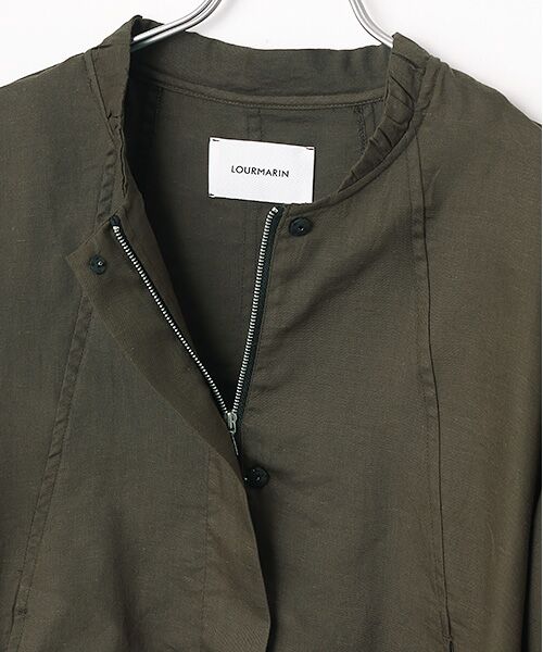 LOGEMENT DE CLAIRE / ロジュモンドクレール ブルゾン | 【LOURMARIN】レーヨン麻ギャザーブルゾン | 詳細7