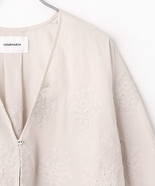 LOGEMENT DE CLAIRE / ロジュモンドクレール その他アウター | 【LOURMARIN】Vネックレース羽織り | 詳細2