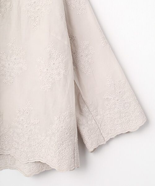 LOGEMENT DE CLAIRE / ロジュモンドクレール その他アウター | 【LOURMARIN】Vネックレース羽織り | 詳細3