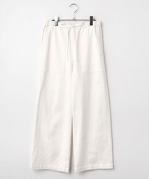 LOGEMENT DE CLAIRE / ロジュモンドクレール その他パンツ | イージーベイカーストレートパンツ（ホワイト）