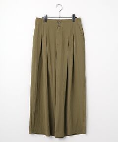 LOGEMENT DE CLAIRE / ロジュモンドクレール その他パンツ | タックストレートパンツ