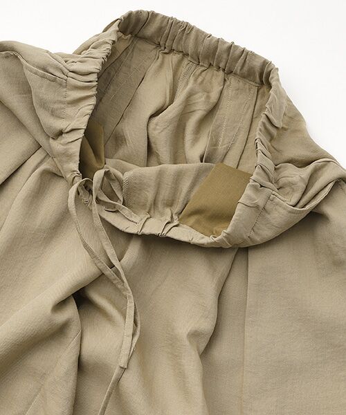 LOGEMENT DE CLAIRE / ロジュモンドクレール その他パンツ | 【LOURMARIN】レーヨン麻ギャザーバレルパンツ | 詳細5