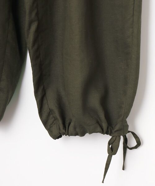 LOGEMENT DE CLAIRE / ロジュモンドクレール その他パンツ | 【LOURMARIN】レーヨン麻ギャザーバレルパンツ | 詳細9