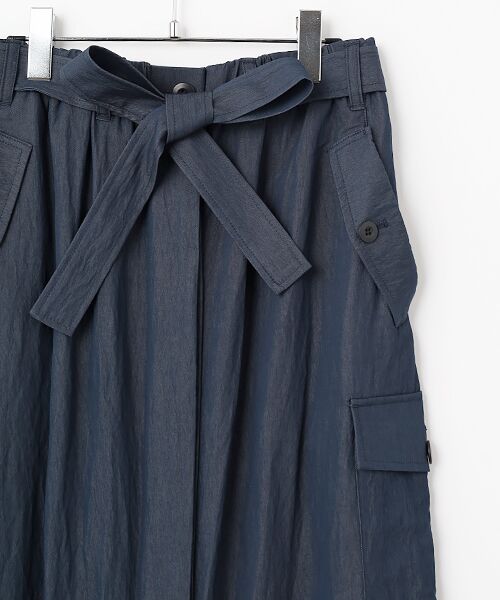 LOGEMENT DE CLAIRE / ロジュモンドクレール ロング・マキシ丈スカート | カーゴロングスカート | 詳細4