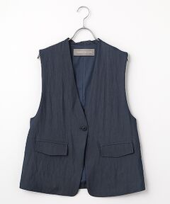 LOGEMENT DE CLAIRE / ロジュモンドクレール ベスト | ポケット付きVネックジレ
