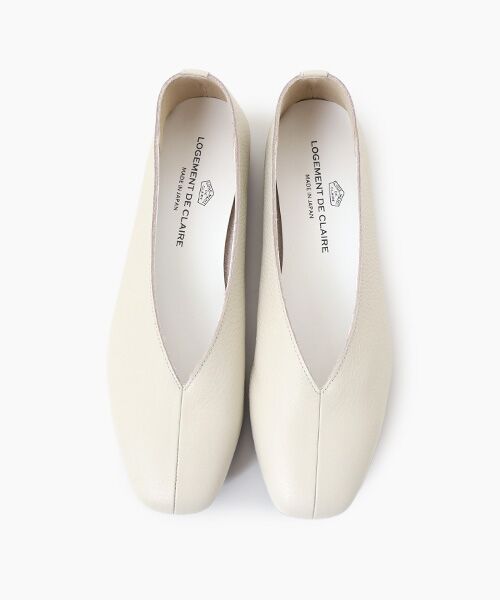 LOGEMENT DE CLAIRE / ロジュモンドクレール パンプス | Vカットフラットシューズ | 詳細4
