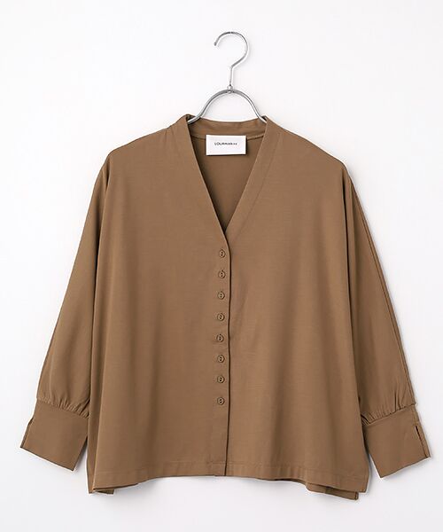 LOGEMENT DE CLAIRE / ロジュモンドクレール カーディガン・ボレロ | 【LOURMARIN】Vネックドルマンカーデ（ブラウン系その他）