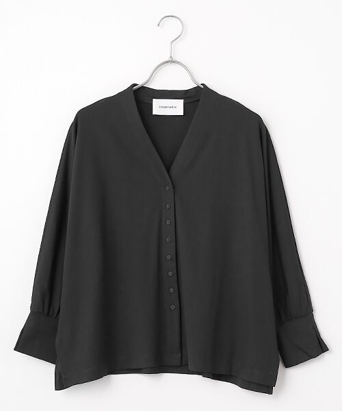 LOGEMENT DE CLAIRE / ロジュモンドクレール カーディガン・ボレロ | 【LOURMARIN】Vネックドルマンカーデ（ブラック）