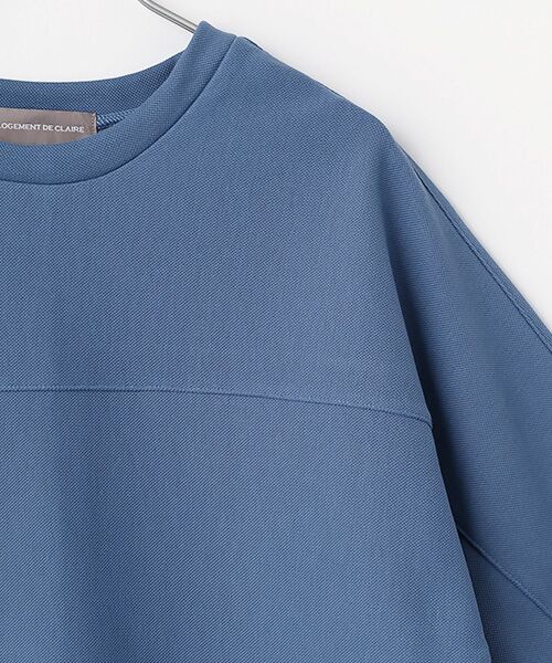 LOGEMENT DE CLAIRE / ロジュモンドクレール カットソー | 切り替え6分袖プルオーバー | 詳細3
