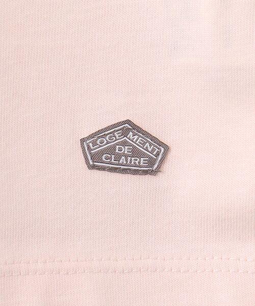 LOGEMENT DE CLAIRE / ロジュモンドクレール カットソー | 5分袖モックネックTシャツ | 詳細2