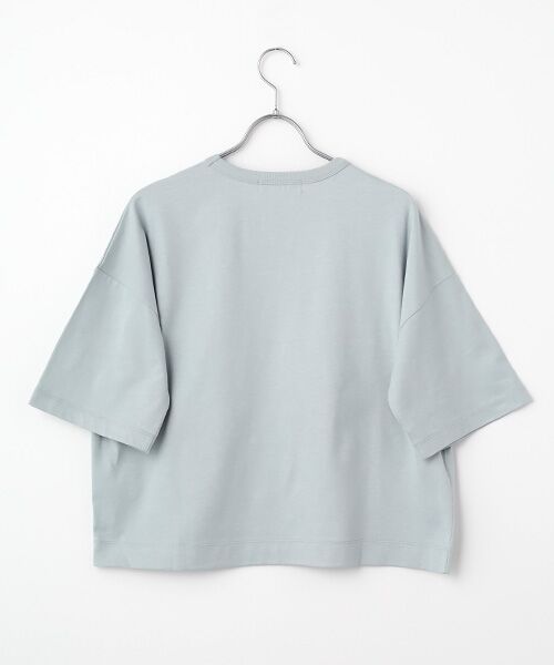 LOGEMENT DE CLAIRE / ロジュモンドクレール カットソー | 5分袖モックネックTシャツ | 詳細3