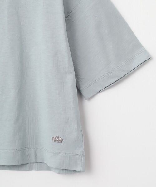 LOGEMENT DE CLAIRE / ロジュモンドクレール カットソー | 5分袖モックネックTシャツ | 詳細5