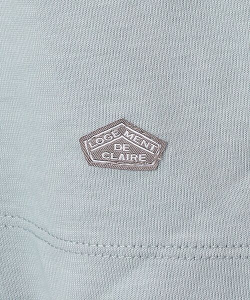 LOGEMENT DE CLAIRE / ロジュモンドクレール カットソー | 5分袖モックネックTシャツ | 詳細6