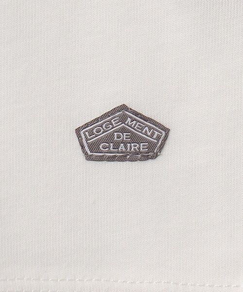 LOGEMENT DE CLAIRE / ロジュモンドクレール カットソー | フレンチスリーブTシャツ | 詳細1