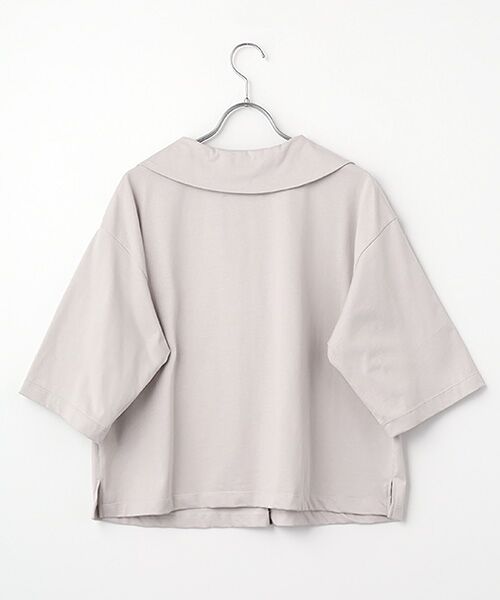 LOGEMENT DE CLAIRE / ロジュモンドクレール カットソー | 【LOURMARIN】ビックカラープルオーバー | 詳細2