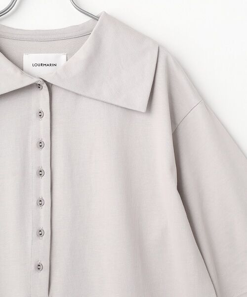 LOGEMENT DE CLAIRE / ロジュモンドクレール カットソー | 【LOURMARIN】ビックカラープルオーバー | 詳細3
