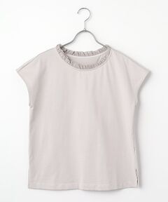 LOGEMENT DE CLAIRE / ロジュモンドクレール カットソー | 【LOURMARIN】フリル付きフレンチプルオーバー