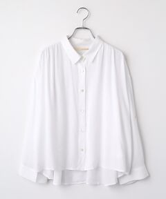 LOGEMENT DE CLAIRE / ロジュモンドクレール シャツ・ブラウス | 【レーヨンリネンボイルオーバーシャツ】