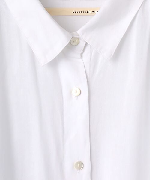 LOGEMENT DE CLAIRE / ロジュモンドクレール シャツ・ブラウス | 【レーヨンリネンボイルオーバーシャツ】 | 詳細1