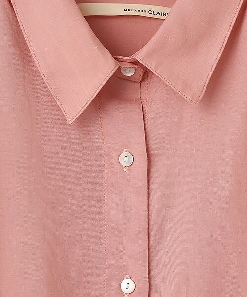 LOGEMENT DE CLAIRE / ロジュモンドクレール シャツ・ブラウス | 【レーヨンリネンボイルオーバーシャツ】 | 詳細6