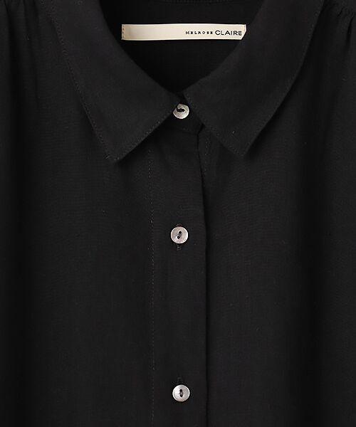 LOGEMENT DE CLAIRE / ロジュモンドクレール シャツ・ブラウス | 【レーヨンリネンボイルオーバーシャツ】 | 詳細7