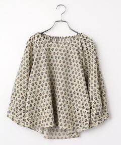 LOGEMENT DE CLAIRE / ロジュモンドクレール シャツ・ブラウス | 【アソートプリントランタンブラウス】