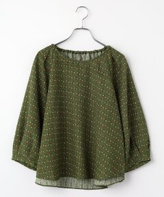 LOGEMENT DE CLAIRE / ロジュモンドクレール シャツ・ブラウス | 【アソートプリントランタンブラウス】