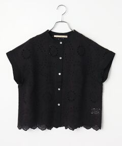 LOGEMENT DE CLAIRE / ロジュモンドクレール シャツ・ブラウス | 【スカラップ刺繍シャツブラウス】