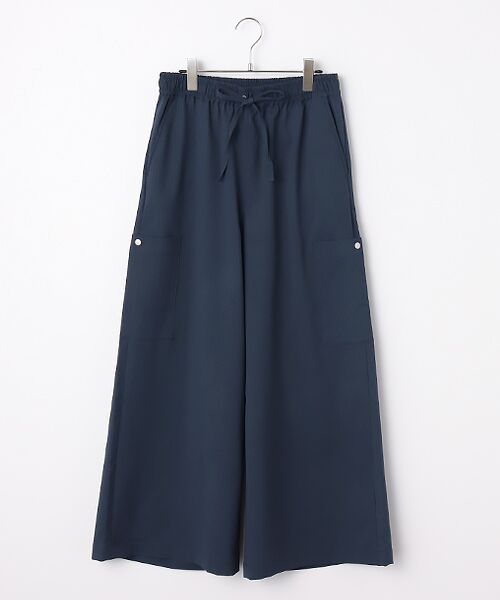 LOGEMENT DE CLAIRE / ロジュモンドクレール その他パンツ | 【エステルサッカーイージーパンツ】（ネイビー）