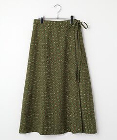 LOGEMENT DE CLAIRE / ロジュモンドクレール ロング・マキシ丈スカート | 【アソートプリントラップ風スカート】